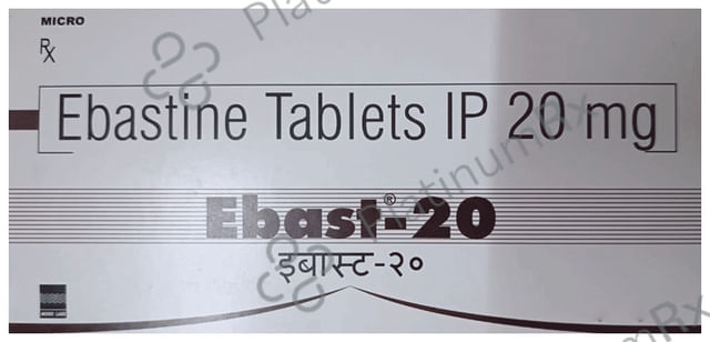 Ebast 20mg Tablet 15s