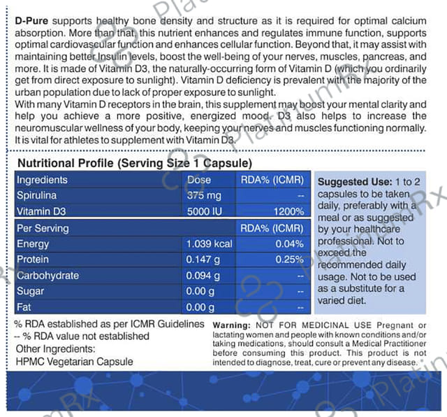 Purecise D-Pure Vegan Capsule