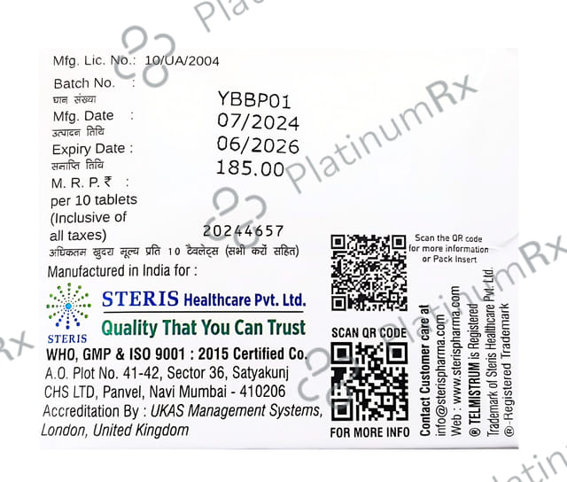 Telmistrum MT AM 50mg Tablet ER 10s