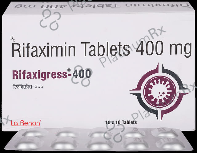Rifaxigress 400mg Tablet 10s