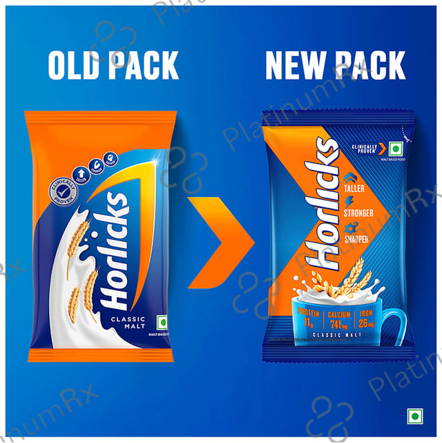 Horlicks Drink with Vitamin C, D & Zinc - For Bones & Metabolism - Flavour Classic Malt 900 gm