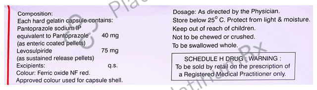 Pantop LS 75/40mg Capsule SR 10s