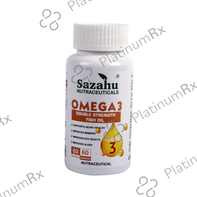 Sazahu Omega 3 Double Strength Fish Oil Softgel Capsule 60s