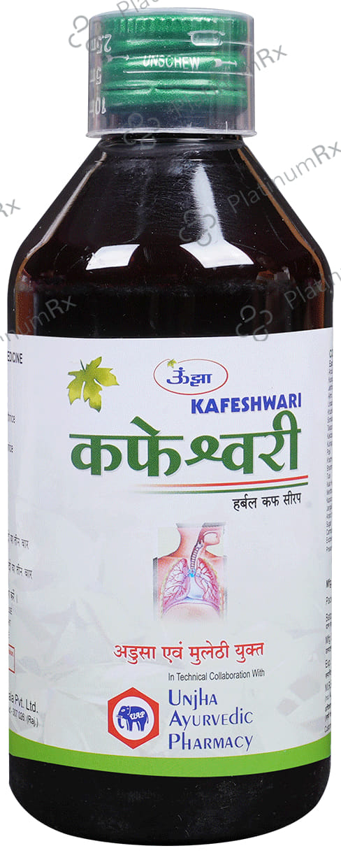 Unjha Kafeshwari Herbal Cough Syrup 200 ml