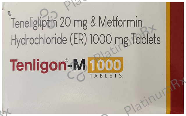 Tenligon M 1000/20mg Tablet ER 10s