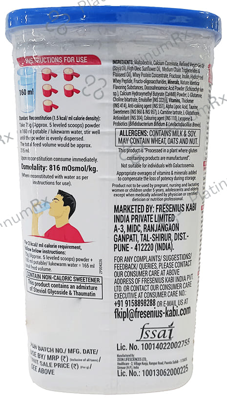 Fresubin Onco Powder with Omega 3 & ALA for Nutrition - Flavour Orange