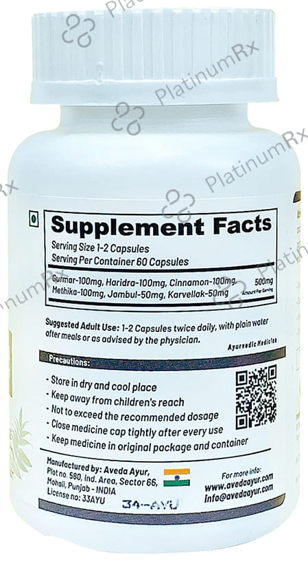Life Aveda Advanced Dia-Revival Veg Capsule