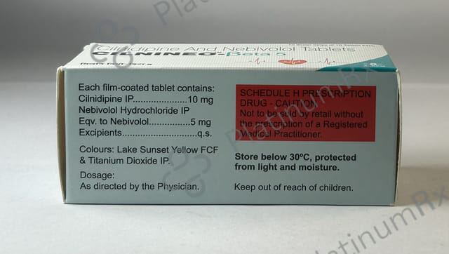 Cilnineo Beta 5/10mg Tablet 10s