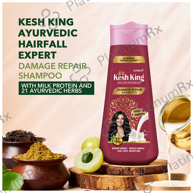 Emami Kesh King Ayurvedic Hairfall Expert Shampoo Damage Repair 200 ml