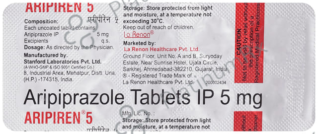 Aripiren 5mg Tablet 10s