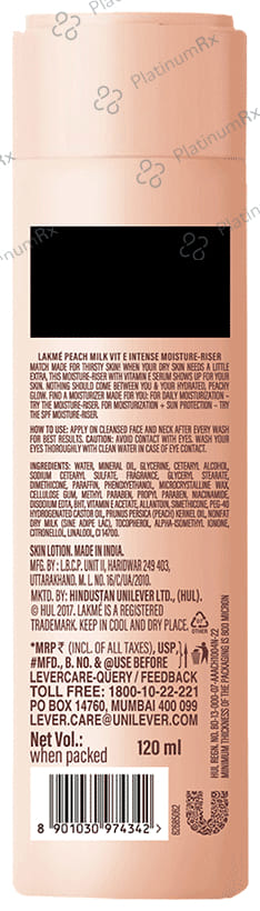 Lakme Intense Moisturiser 120ml
