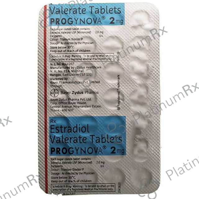 Progynova 2mg Tablet 28s