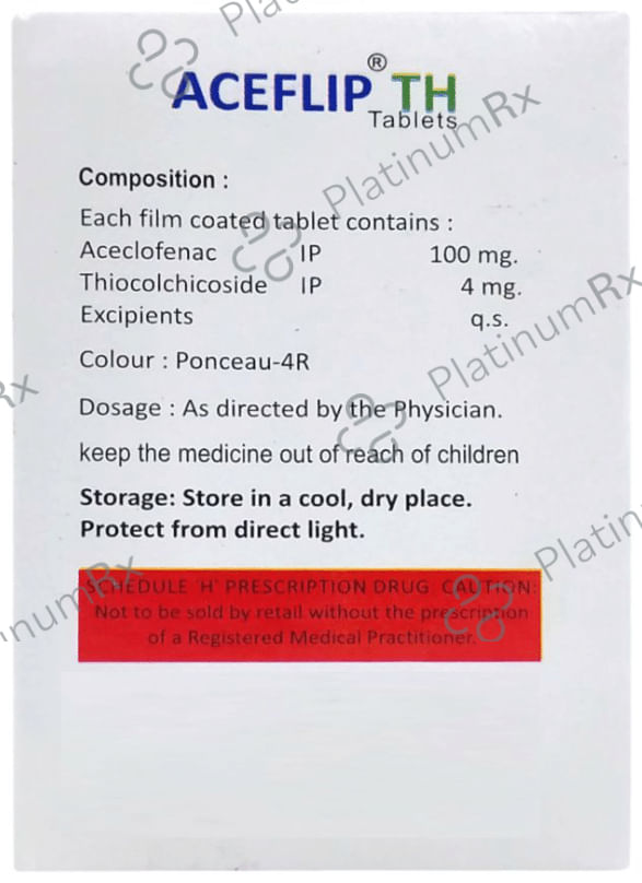 Aceflip TH 100/4mg Tablet 10s