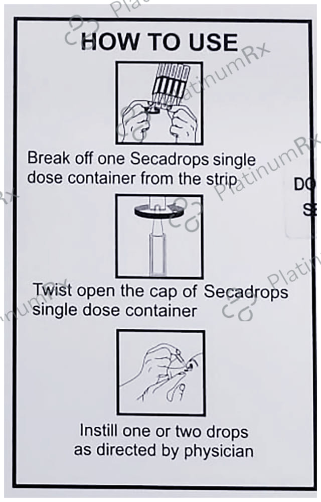 Secadrops Eye Drops 30X0.2ml