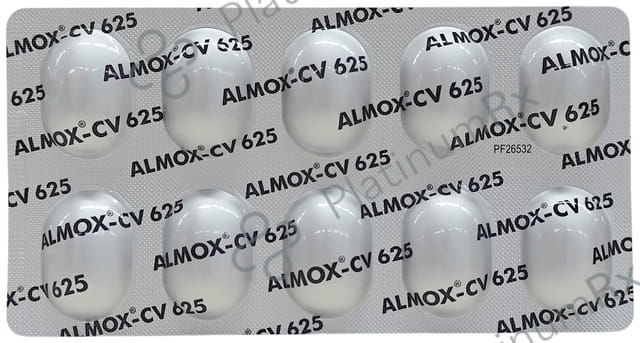 Almox CV 500/125mg Tablet 10s