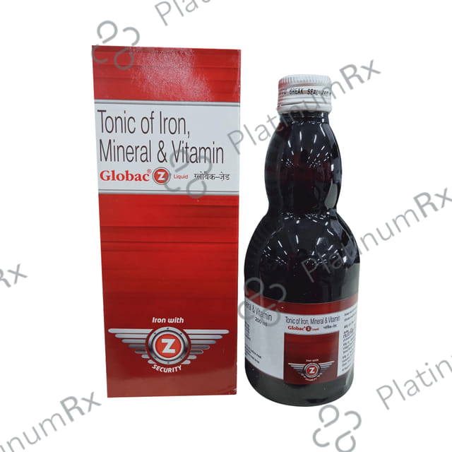 Globac Z 160mg/1/30mcg Liquid 200ml