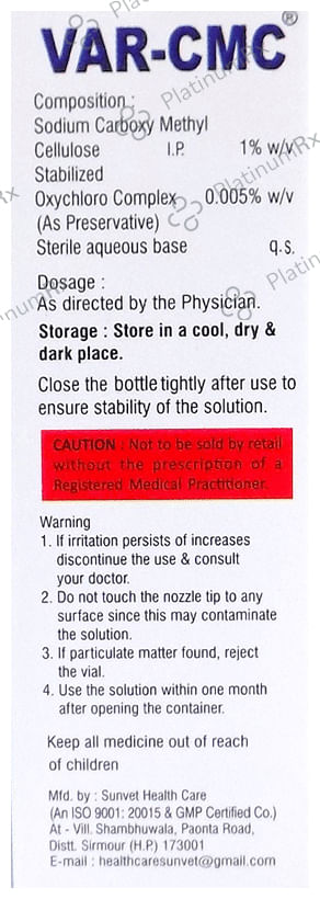 Var-CMC Eye Drop