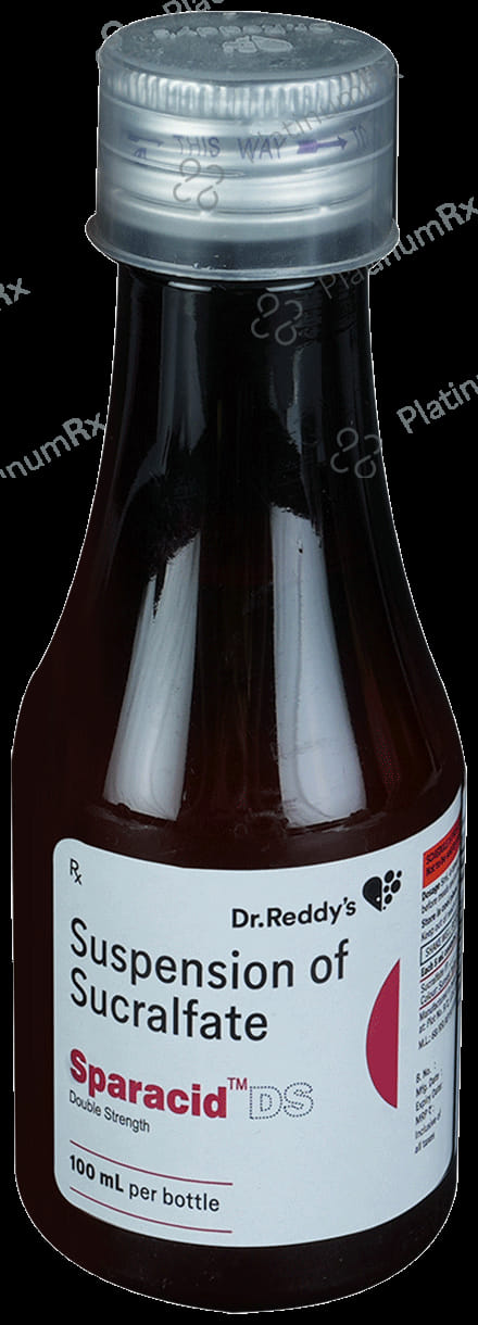 Sparacid DS 1000mg Suspension 100ml