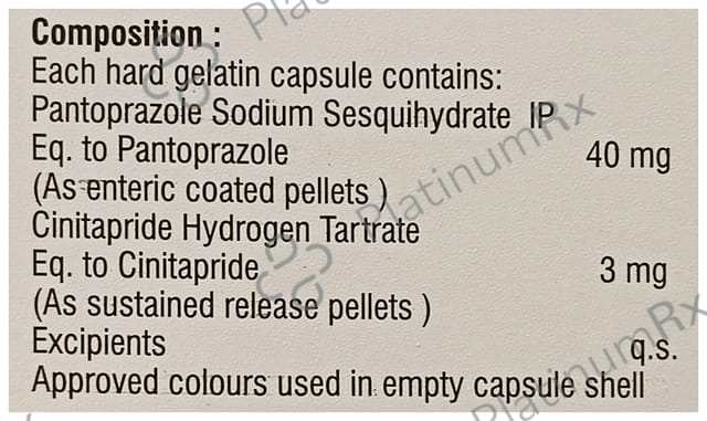 H Nil Flux 3/40mg Capsule SR 10s