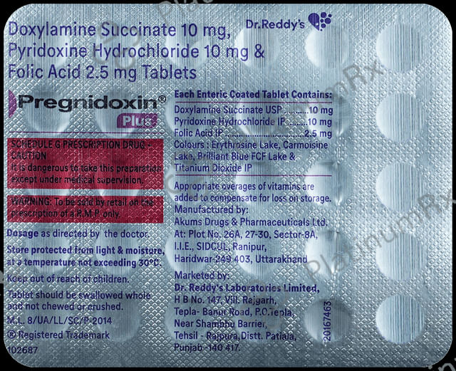 Pregnidoxin Plus Tablet 30s