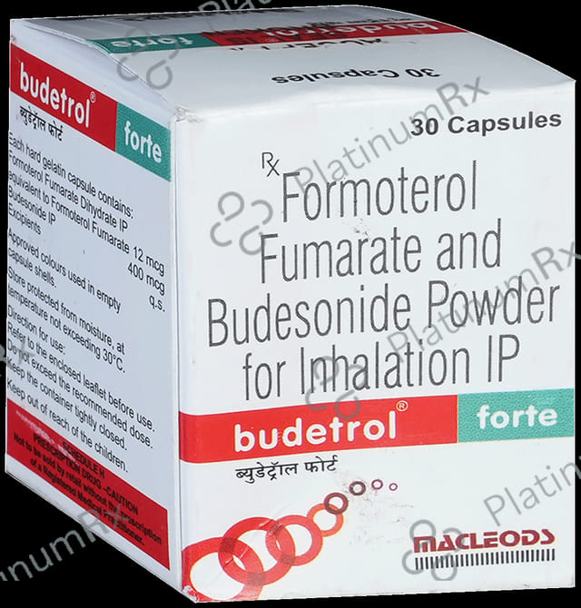 Budetrol Forte 400/12mcg Capsule 30s