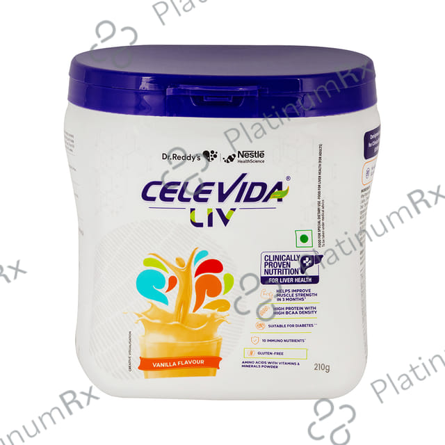 Celevida Liv Vanilla Flavour Powder 210gm