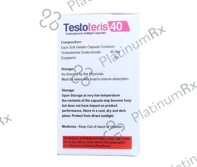 Testoteris 40mg Capsule 10s 