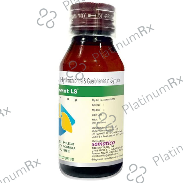 Somavent LS Syrup Alcohol Free