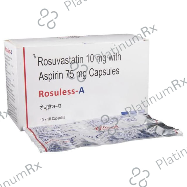 Rosuless A 10/75mg Capsule 10s