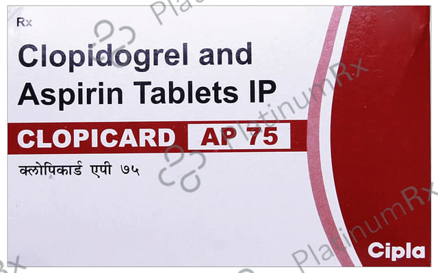 Clopicard AP 75/75mg Tablet 15s