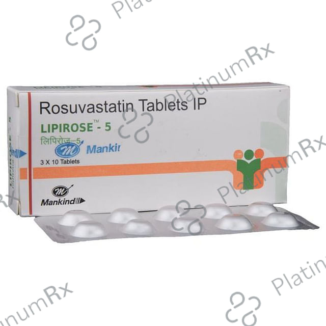 Lipirose 5mg Tablet 10s