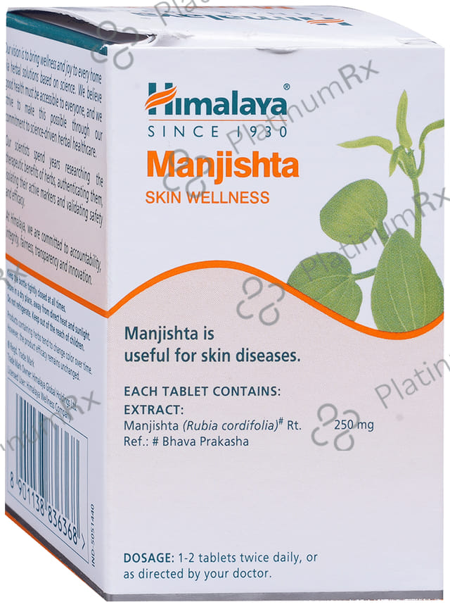 Himalaya Wellness Pure Herbs Manjishtha Tablet 60s