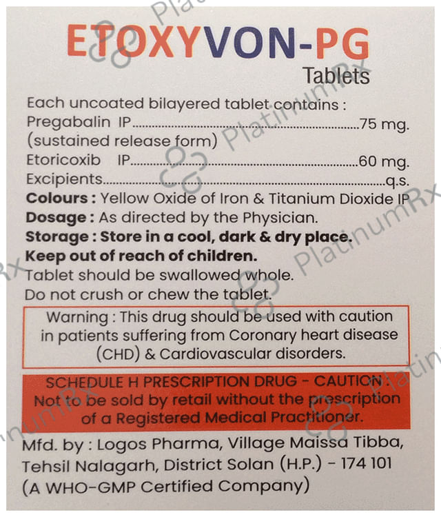 Etoxyvon-PG Tablet SR