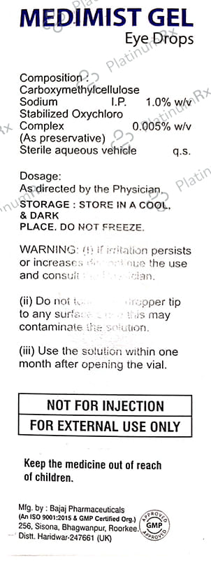 Medimist Gel Eye Drop