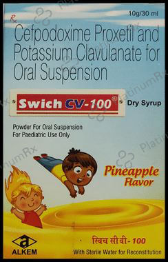 Swich CV 100 Dry Syrup Pineapple