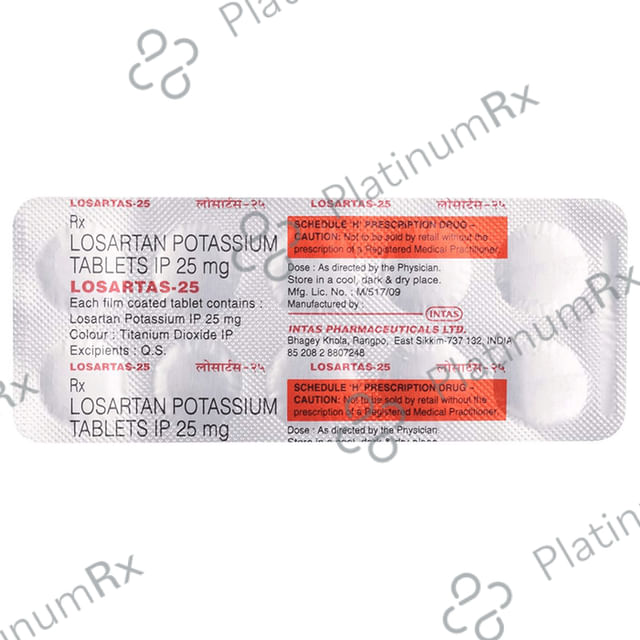 Losartas 25 Tablet