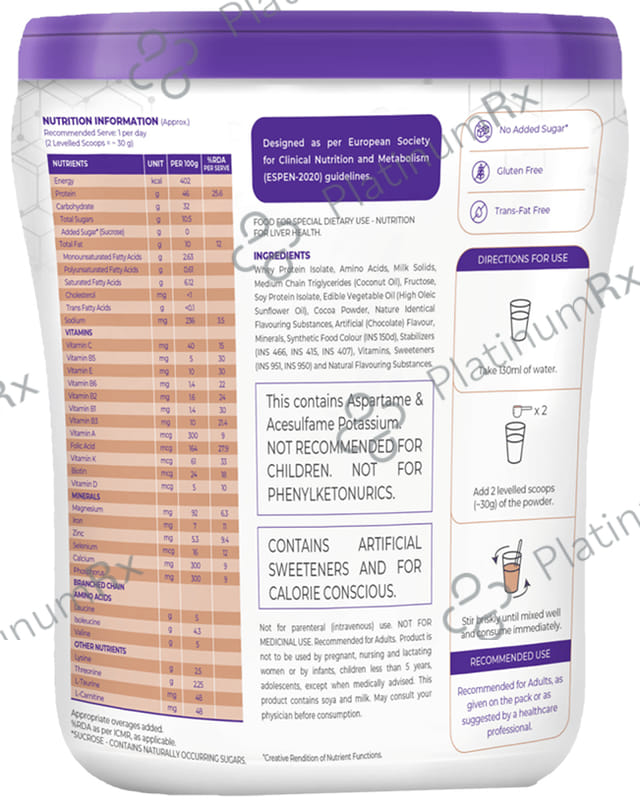 Celevida Liv Chocolate Powder 400gm