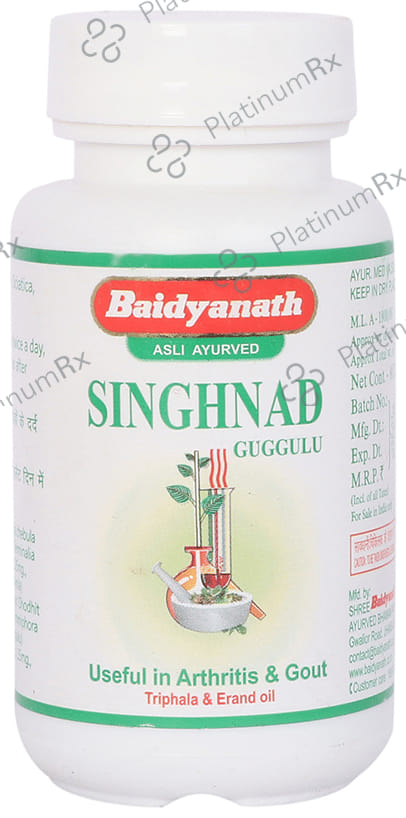Baidyanath (Jhansi) Singhnad Guggulu Tablet