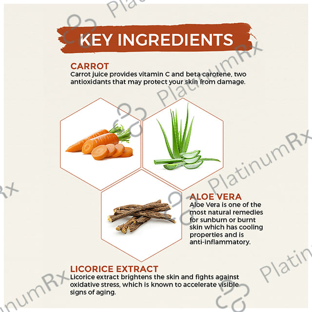 Oshea Herbals Carrot Shield SPF 15 Day Cream 50gm