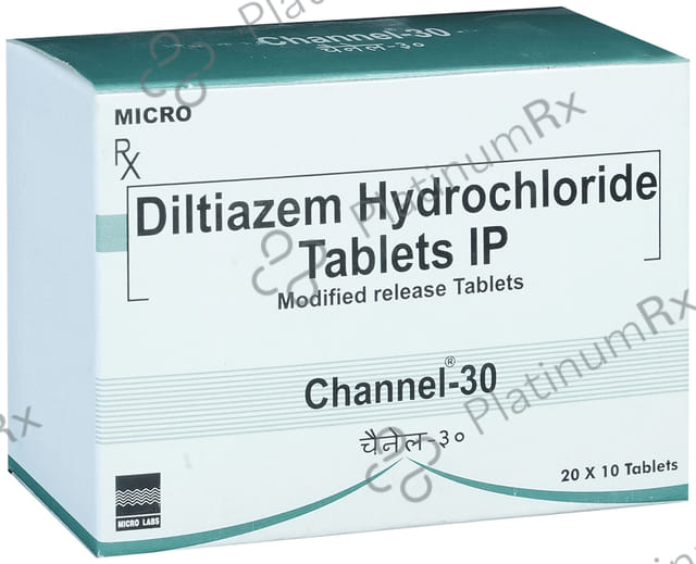 Channel 30mg Tablet MR 10s