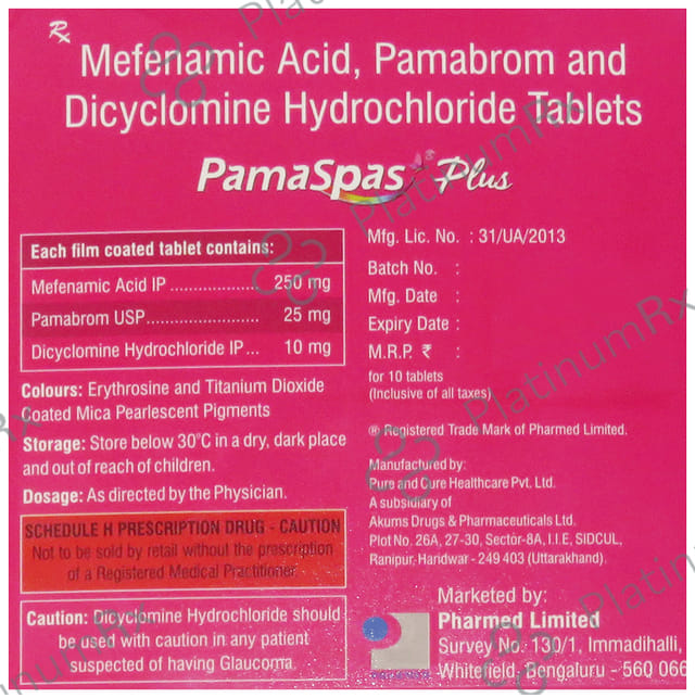 Pamaspas Plus Tablet 10s