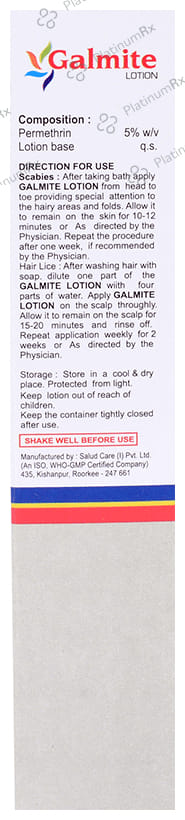 Galmite 5% Lotion 60ml