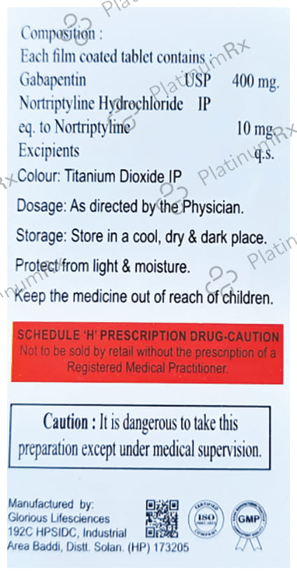 Gabspen-NT 400mg/10mg Tablet