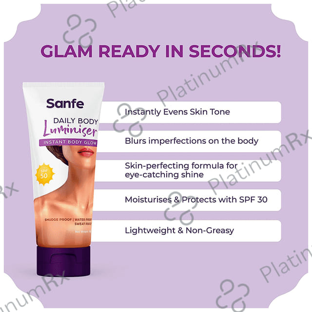 Sanfe Daily Body Luminiser for Women SPF 50 Cream 50gm