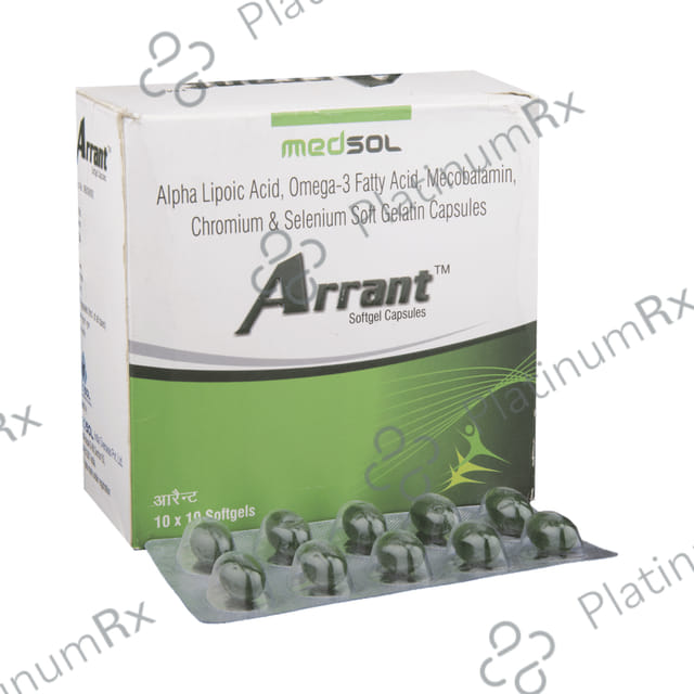 Arrant Soft Gelatin Capsule 10s