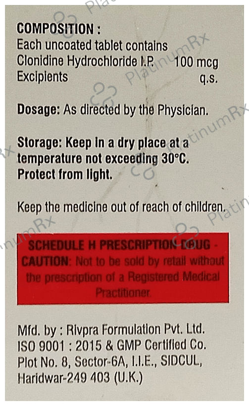 Clonithem 100 Tablet 30s