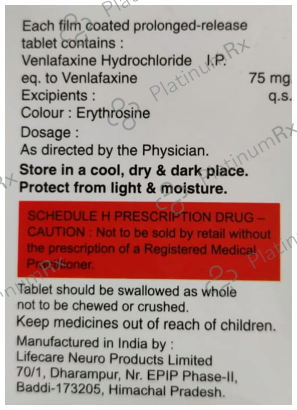 Depravan ER 75 Tablet Tablet PR