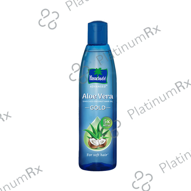 Parachute Advansed 5x Aloe Vera Enriched Coconut Hair Oil Gold - For Soft Hair 400 ml