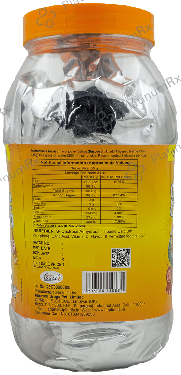 ADPL Glucose-D - Flavour Powder Orange 1100 gm