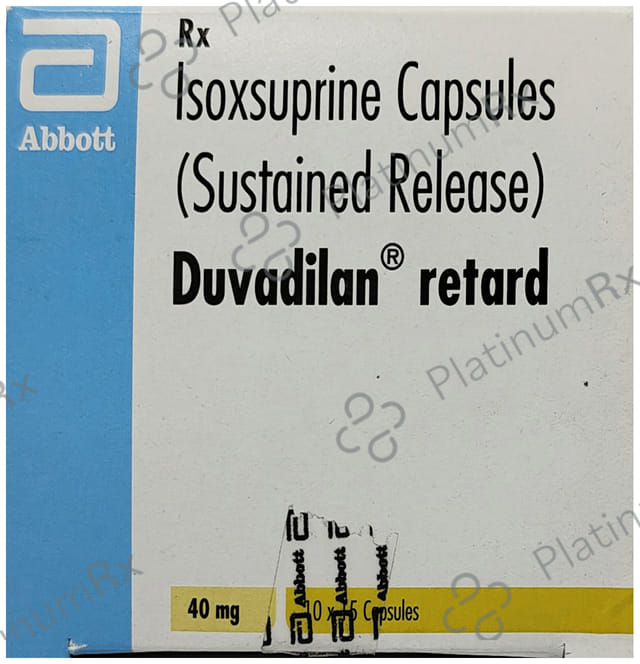 Duvadilan Retard 40mg Capsule SR 15s